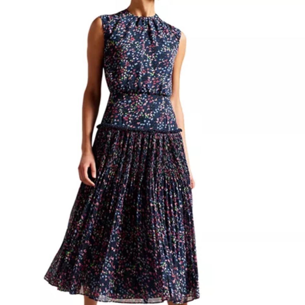 Ted Baker Multicolor Patterned Dress - Picture 3 of 8